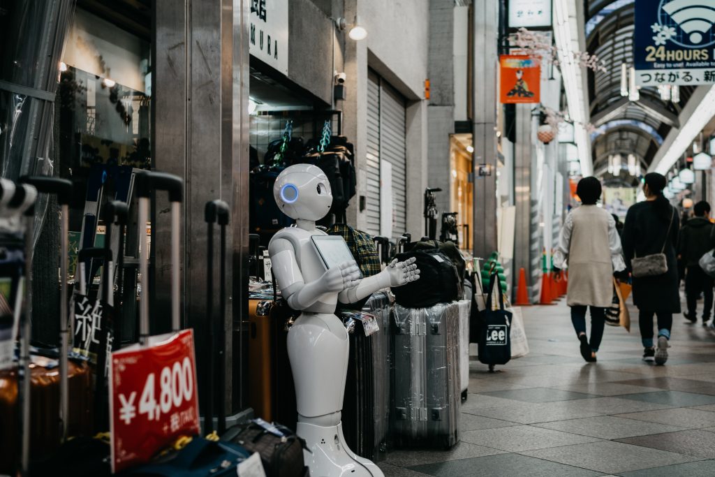 AI robot in Japan