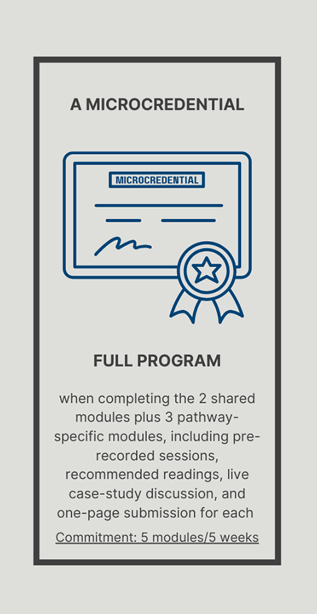 BEI Exec Certificate - Pathways (mircro)